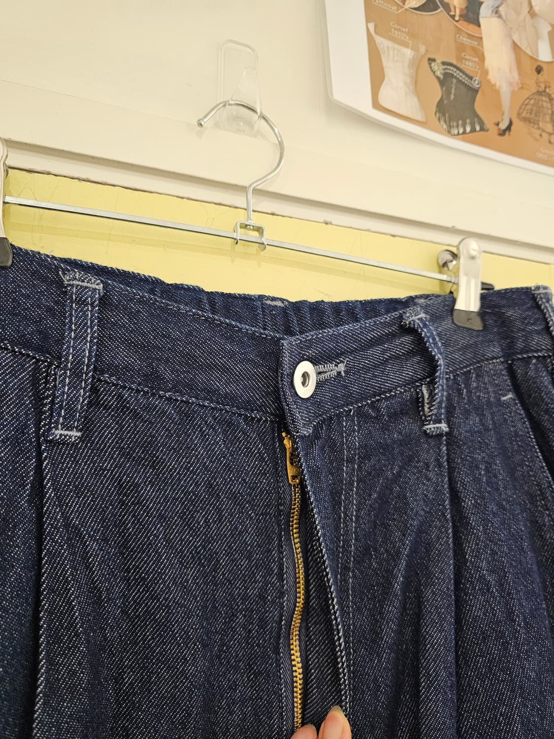 핀턱 생지 배기핏PT 상품이미지4