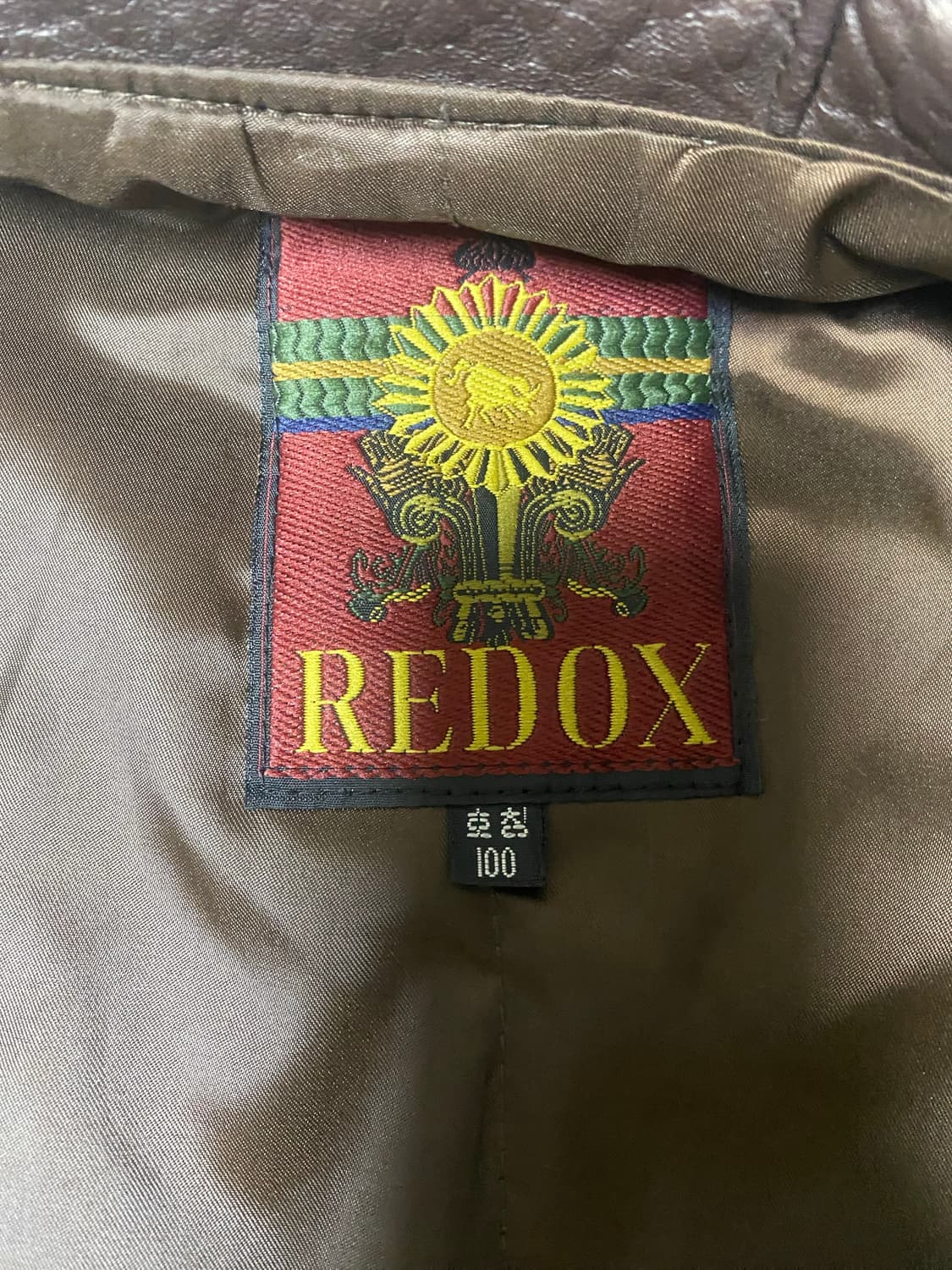 90s 빈티지 레드옥스 양가죽 자켓 상품이미지5