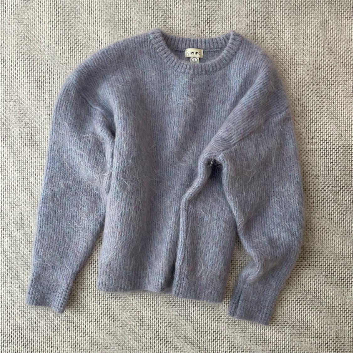 시엔느 쉐비 모헤어 니트 바이올렛 상품이미지6