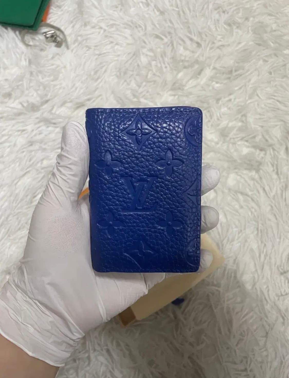 [한정판] [풀구성] [S+급] 루이비통 토뤼옹 오거나이저 카드지갑 블루 상품이미지1