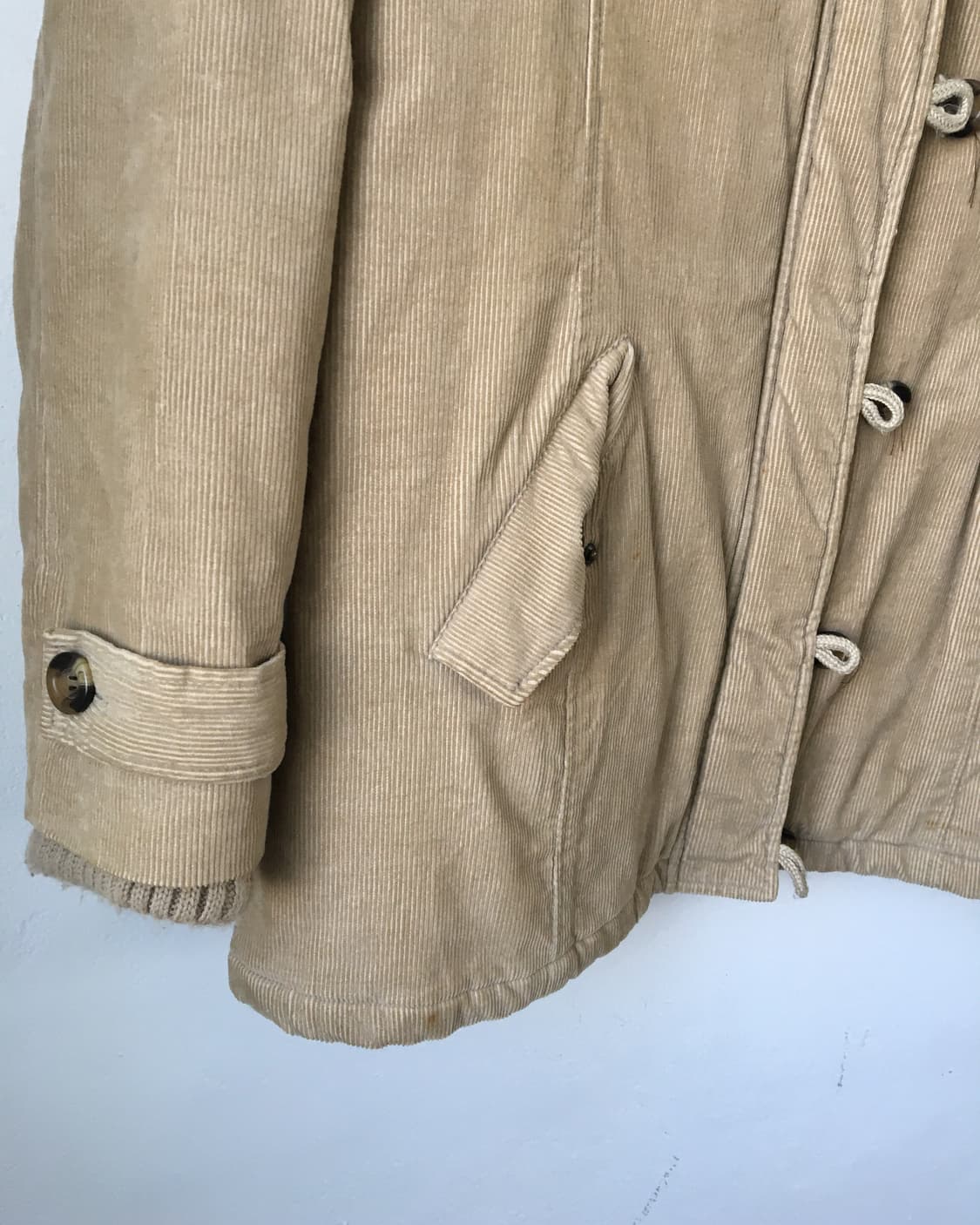 High neck corduroy hood jacket 상품이미지7