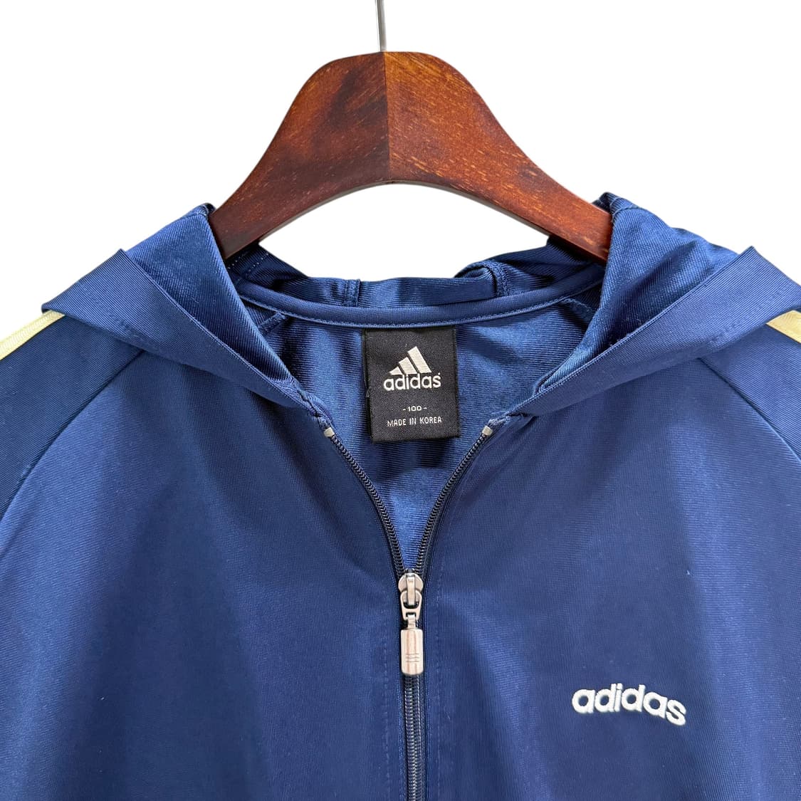 [L] 아디다스 네이비 져지 후드집업 상품이미지5