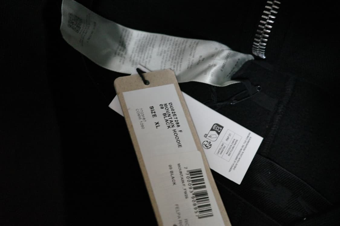 [XL] 릭오웬스 다크쉐도우 마운틴 후드 집업 F 상품이미지3