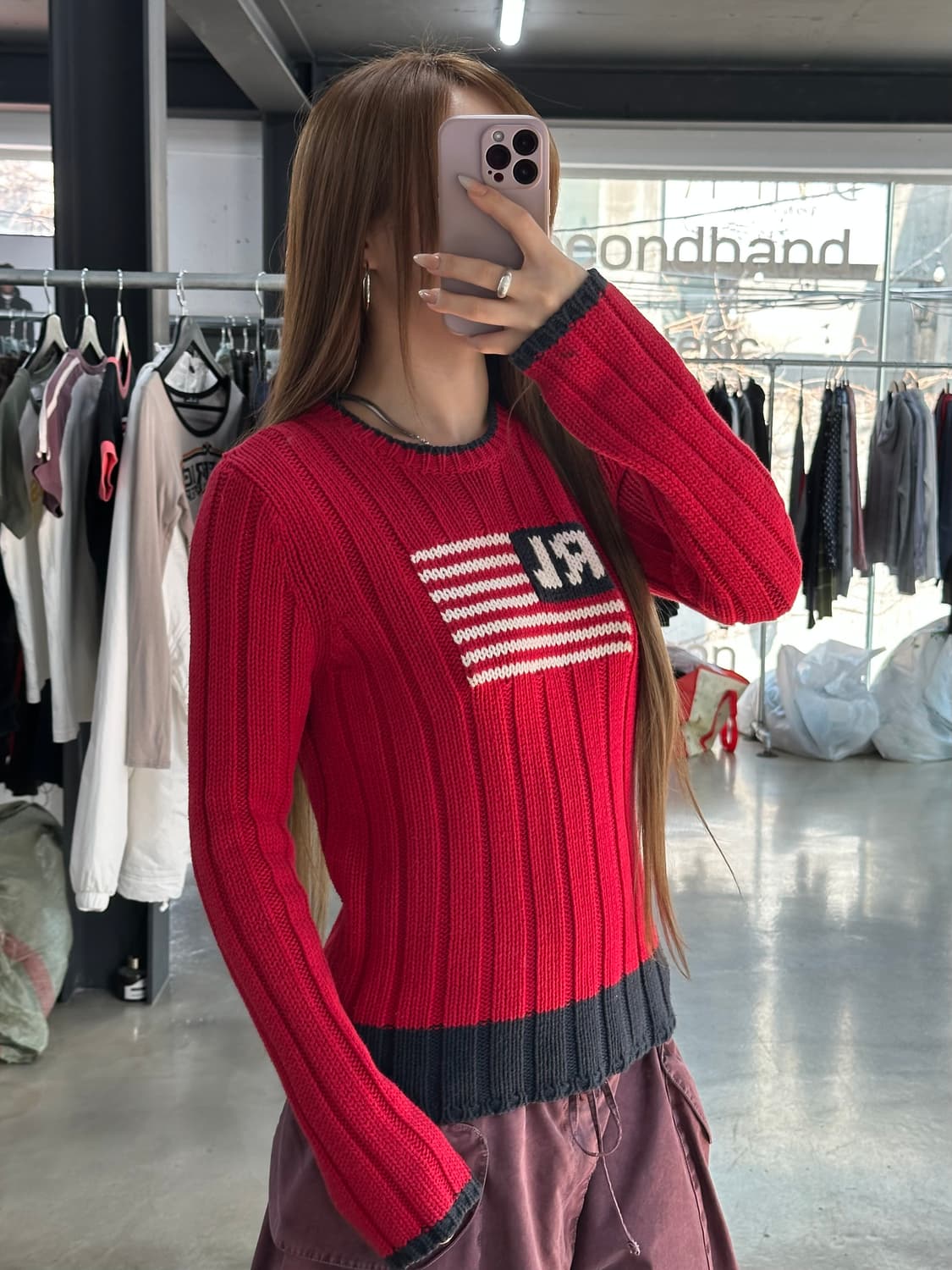 폴로랄프로렌 진스 성조기 니트 상품이미지3