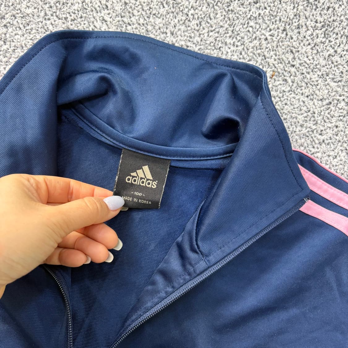 100 아디다스 져지 삼선 집업 자켓 0310J 상품이미지2