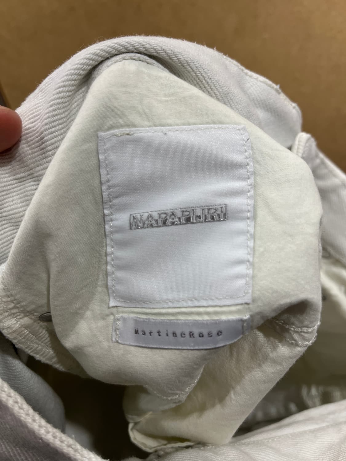 마틴로즈 x 나파피리 화이트 진 상품이미지8