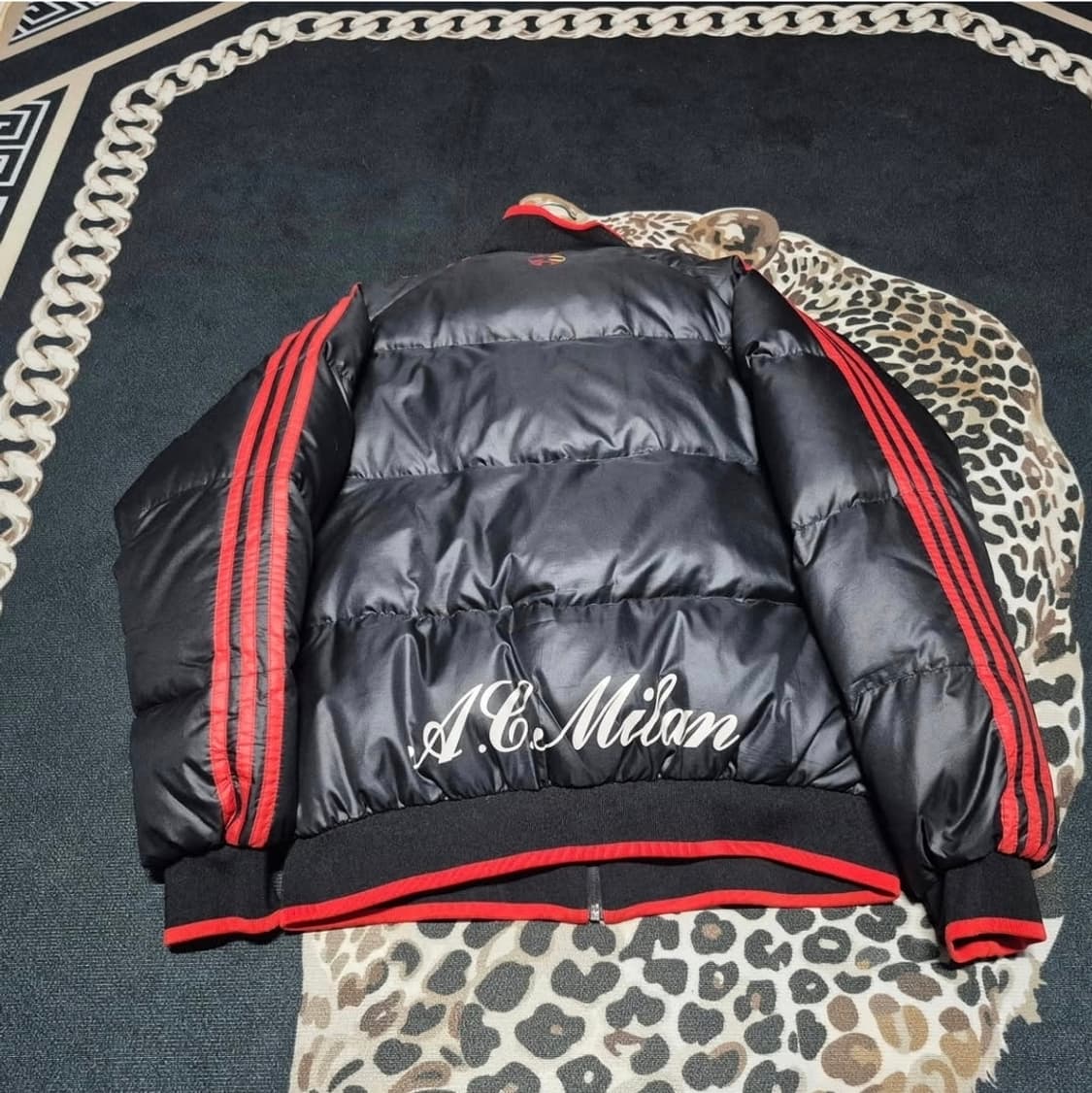 00's 아디다스 X AC밀란 올드스쿨 푸퍼 패딩(정품) 상품이미지5