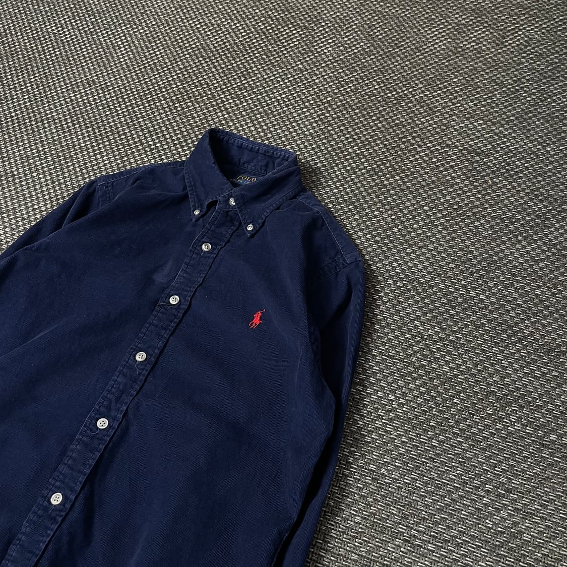 폴로랄프로렌 레드포니 네이비 코듀로이 긴팔 셔츠 클래식핏 S 상품이미지5