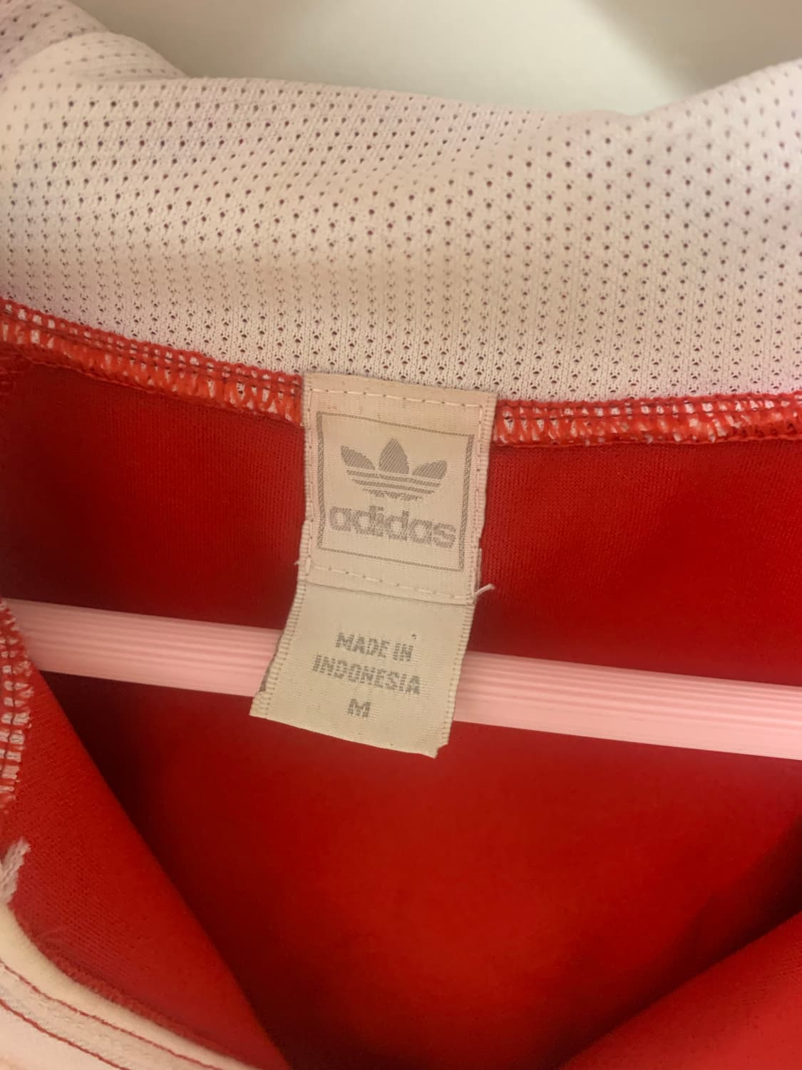 아디다스 파이어버드로고 레드 져지  상품이미지3