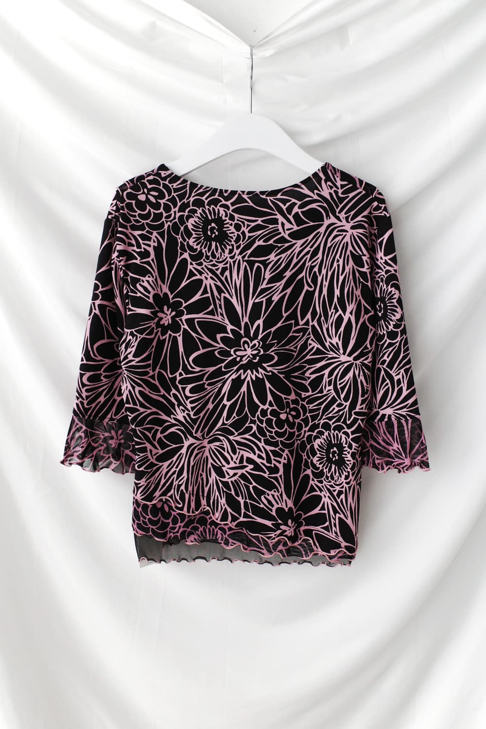 pattern frill sleeve 상품이미지2
