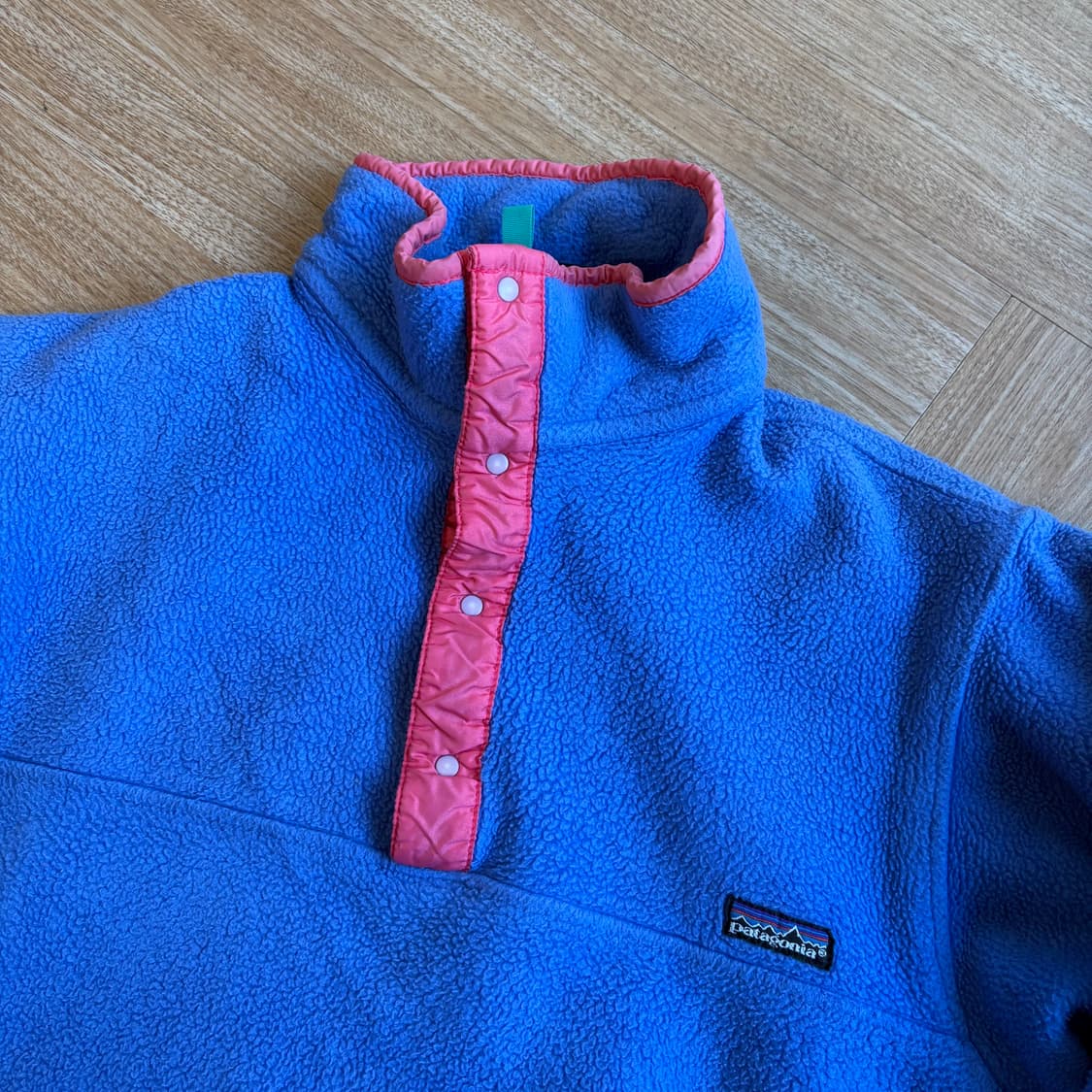 90s 미제 파타고니아 신칠라 스냅 티 플리스 풀오버 상품이미지2