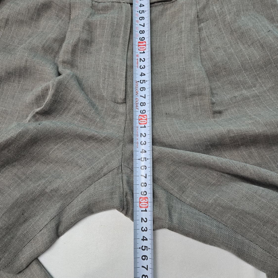 0948 타임 헤링본  마블랜딩  핀턱 슬랙스 바지 상품이미지7