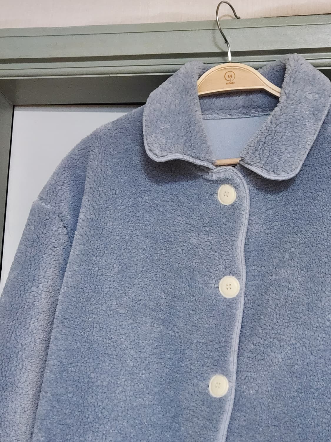 멜라운지 베티 무스탕 양털 하프코트 덤블자켓 상품이미지7