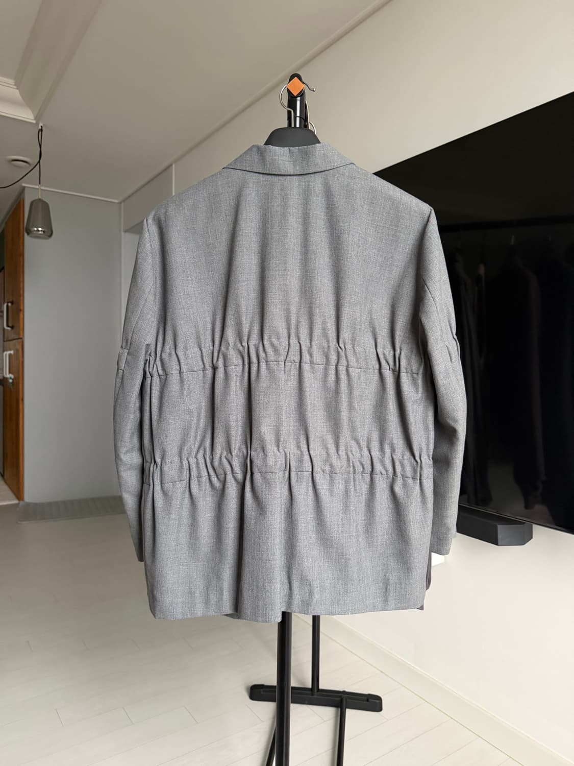 00s 이세이미야케 아카이브 츠모리 치사토 셔링 블레이져 자켓 상품이미지1