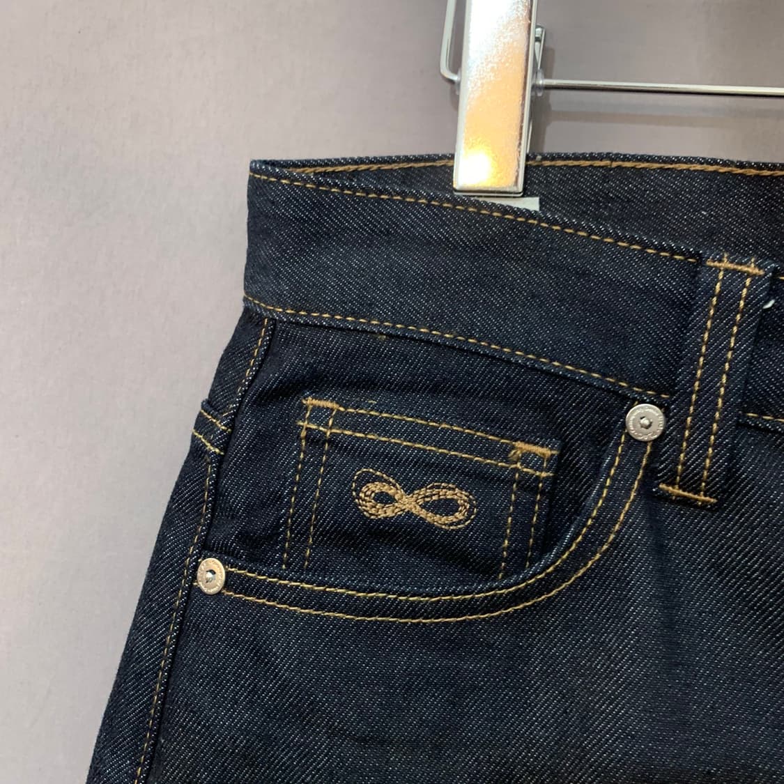 29인치 플랙 스텝 051 와이드 생지 데님팬츠 청바지 상품이미지5