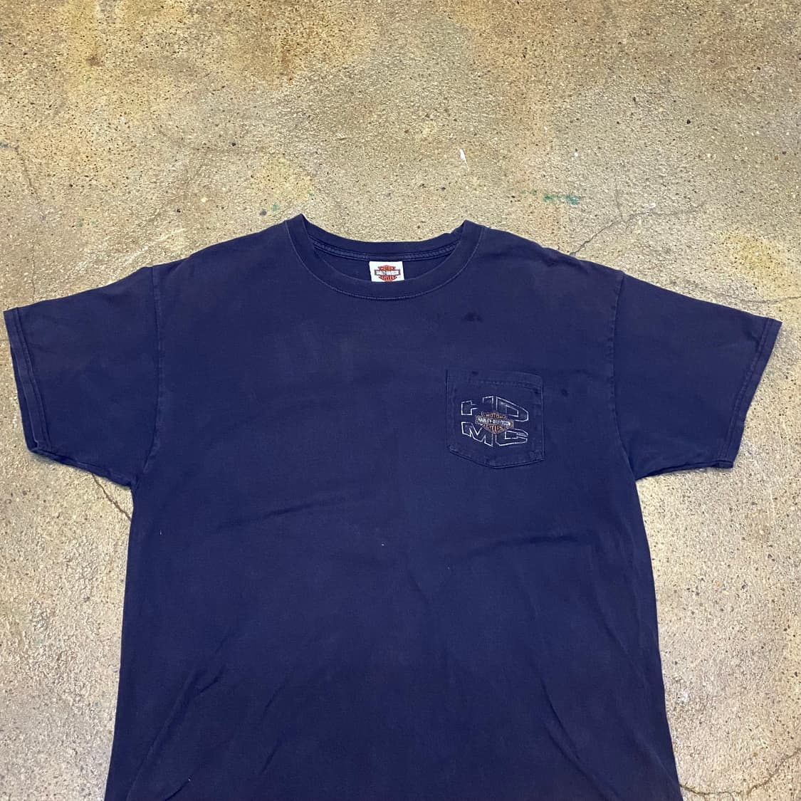 미국 빈티지 할리데이비슨 포켓 리버모어 캘리포니아 투어티셔츠 반팔티 상품이미지2