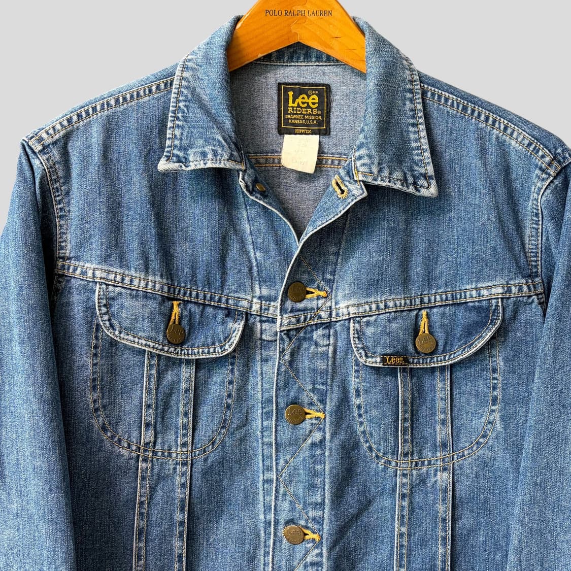 (L)90s Lee 리 0411 데님 트러커 자켓 상품이미지2