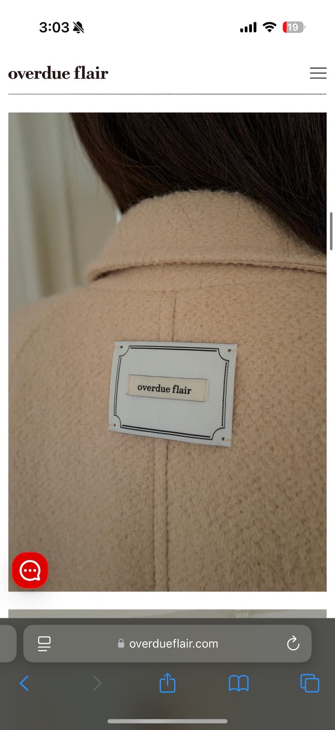 오버듀플레어 플러피 울 코트 새상품  상품이미지3