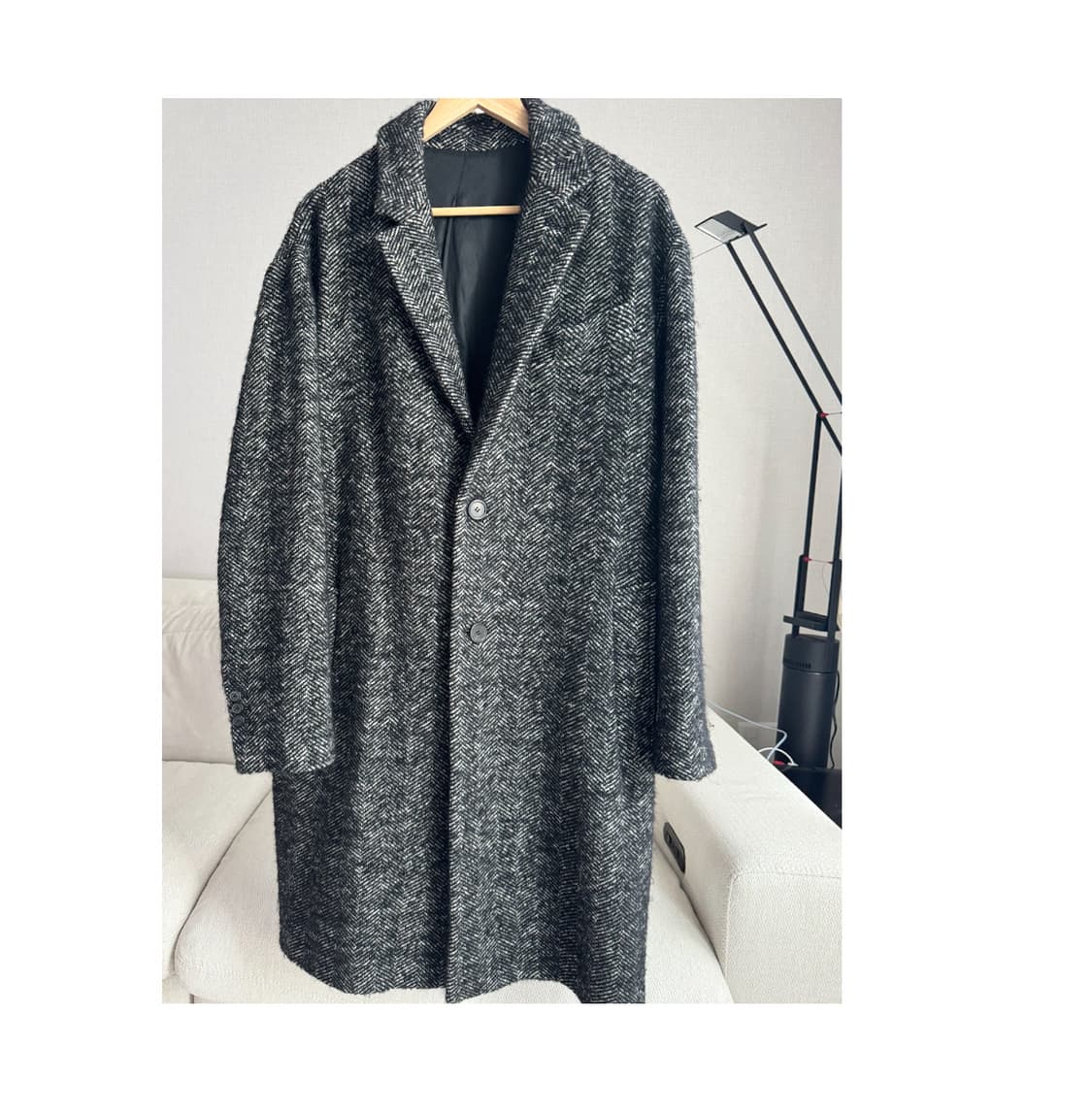 Ami Oversized Wool Herringbone Coat 아미코트 상품이미지1