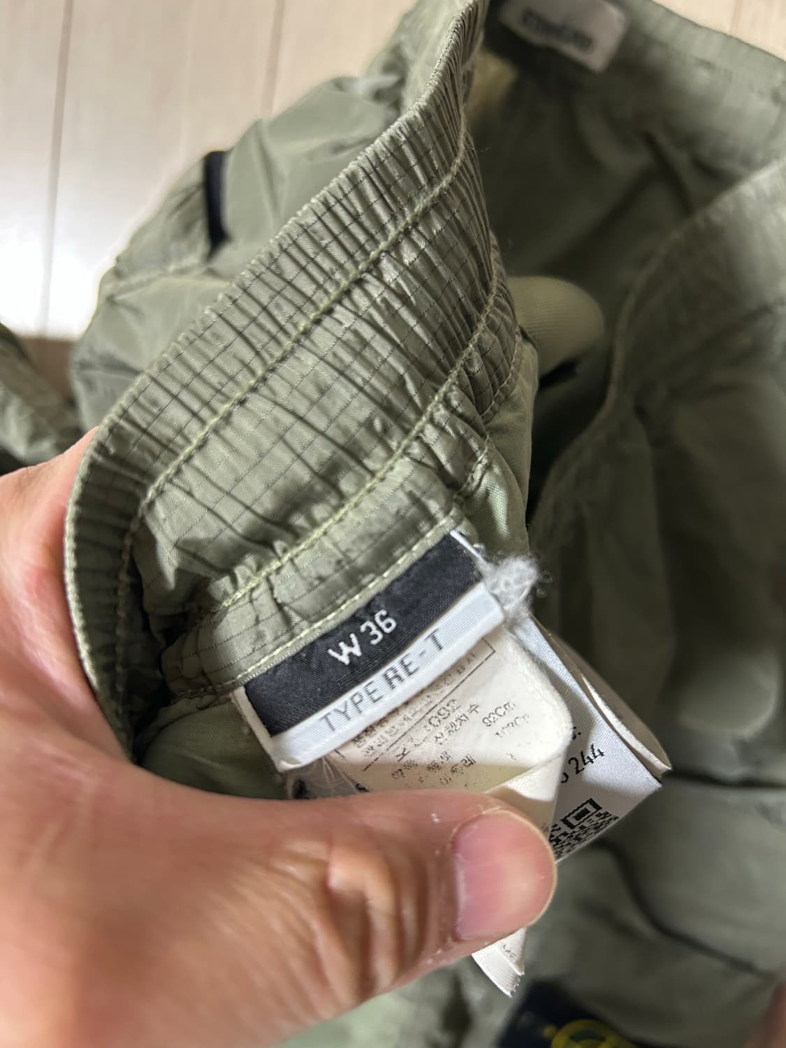 스톤아일랜드 19나일론립스탑카고바지 상품이미지5