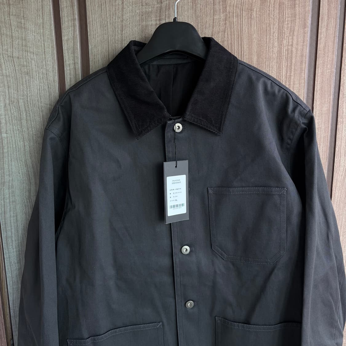 새상품(XL)무신사스탠다드 CP 트윌 초어 자켓 그레이 상품이미지2