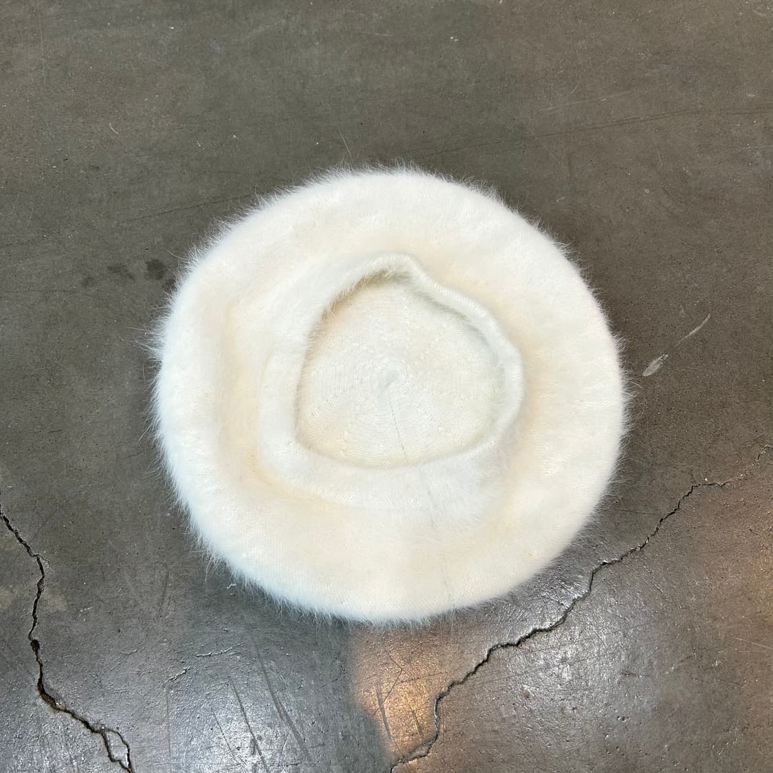 화이트 앙고라 베레모 상품이미지2