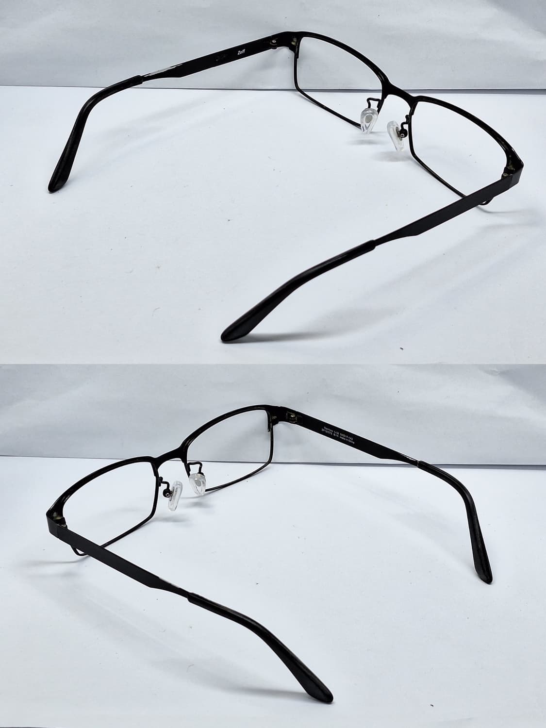 Joff 조프 ZP12007S 블랙 스퀘어 경량 안경테 안경/일본 수입  상품이미지7