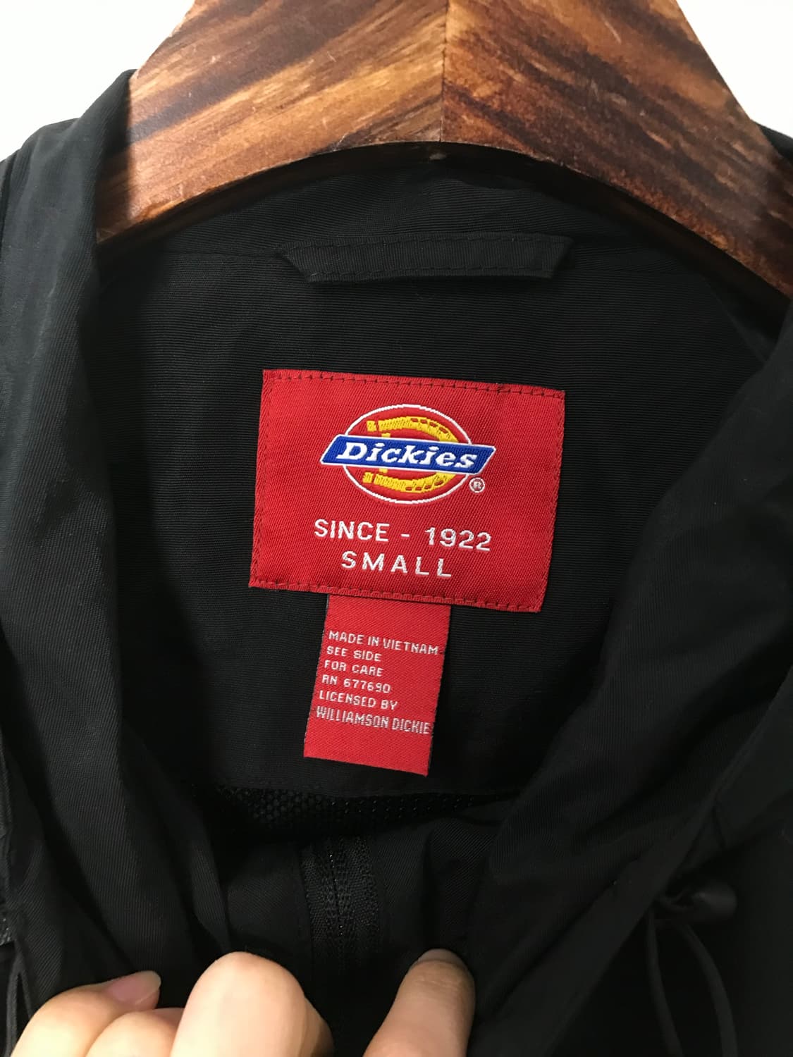 디키즈 자수로고 블랙 바람막이 자켓 상품이미지7