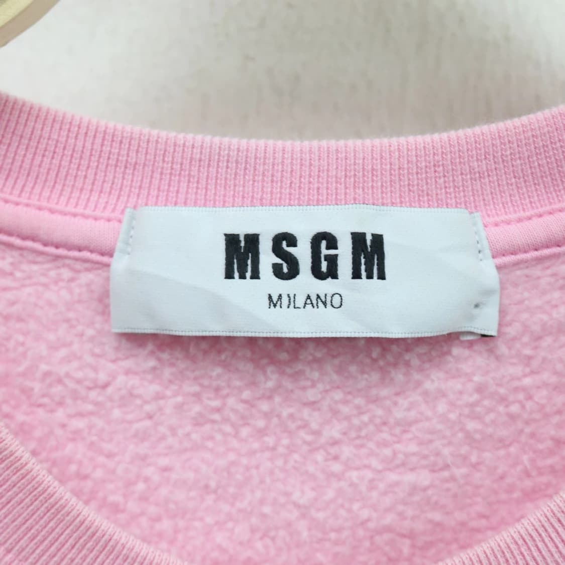 MSGM 핑크 맨투맨 57767 상품이미지10
