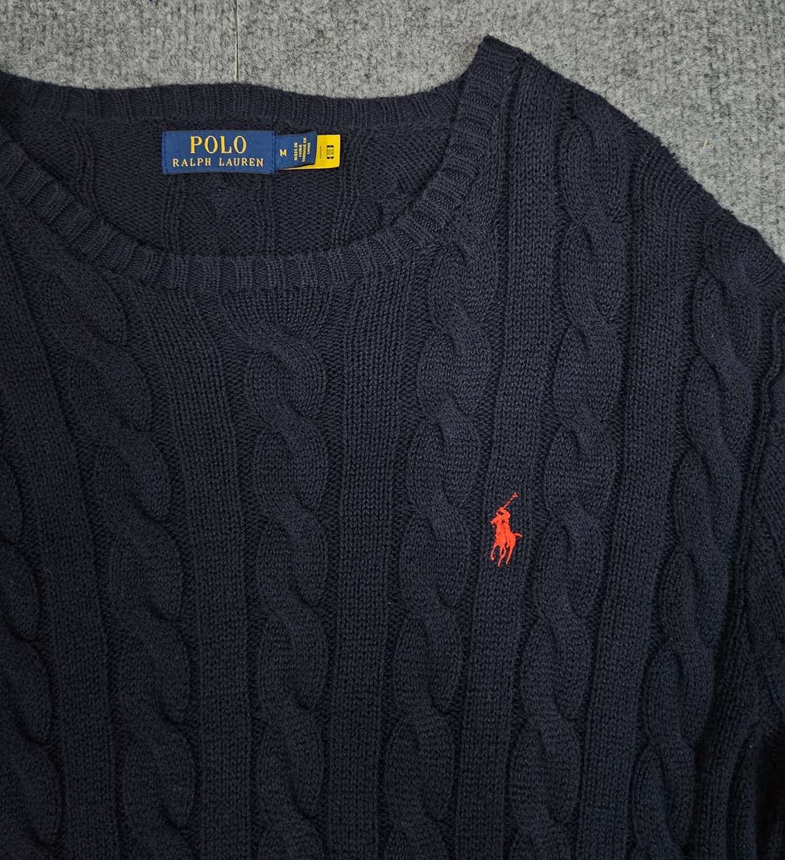 폴로 랄프로렌 신형 케이블 니트 스웨터 급처 상품이미지2