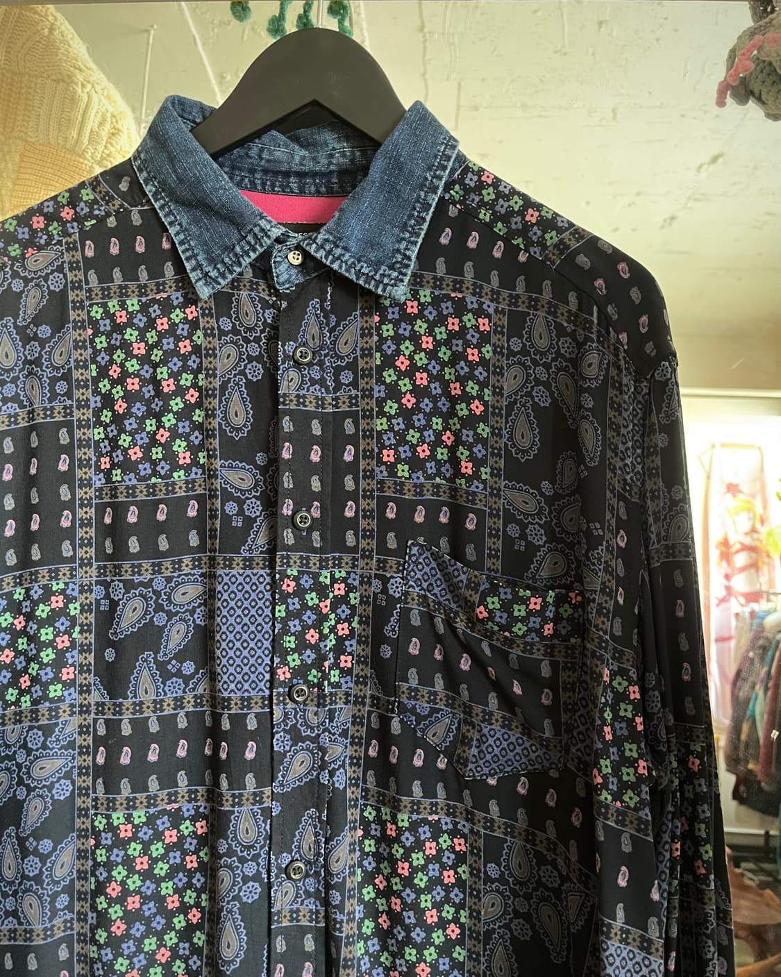 DIESEL Mixed Floral Pattern Rayon Shirt 상품이미지4