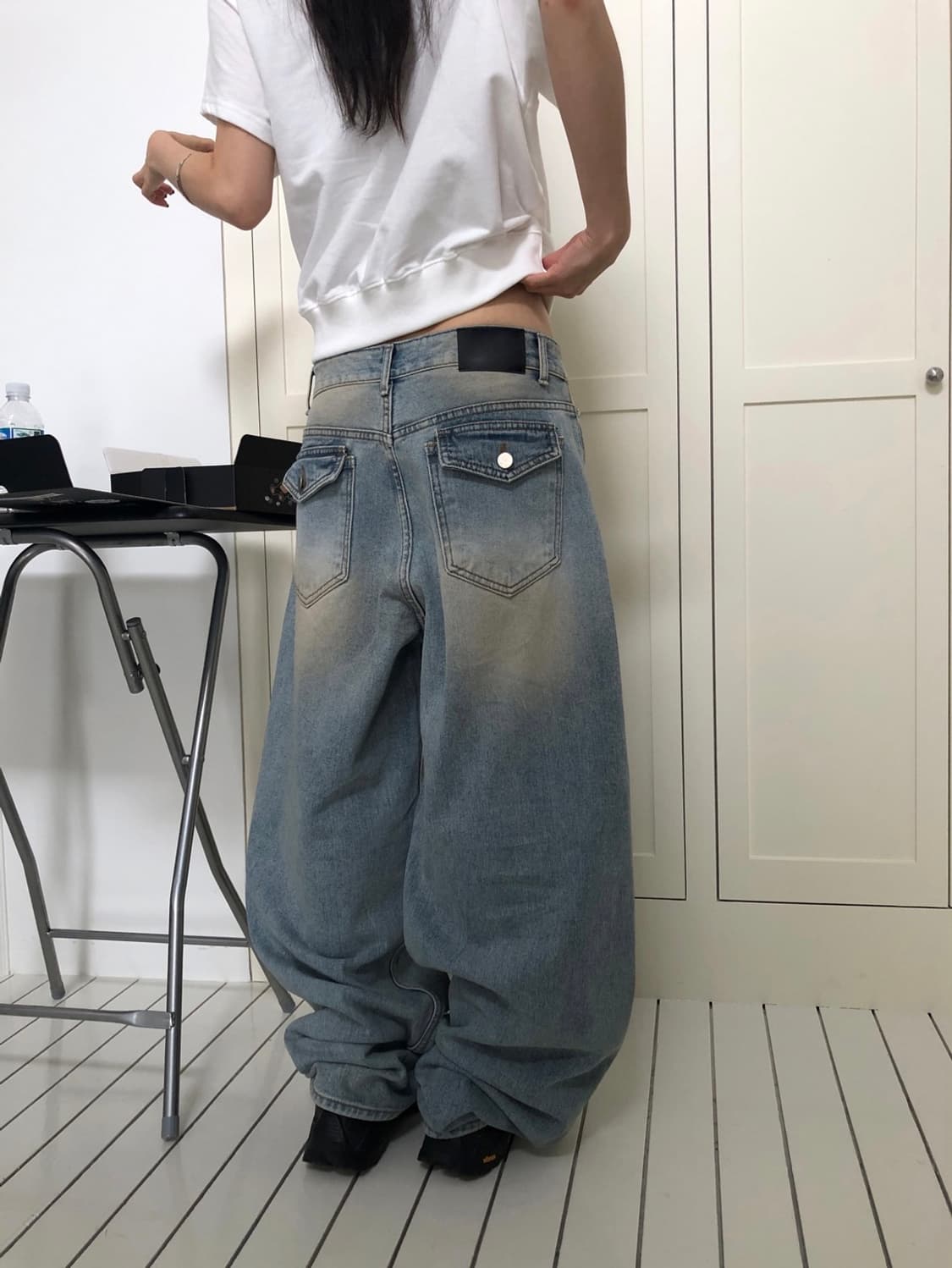 릿킴 SAND WASHED BALLOON JEANS 상품이미지2