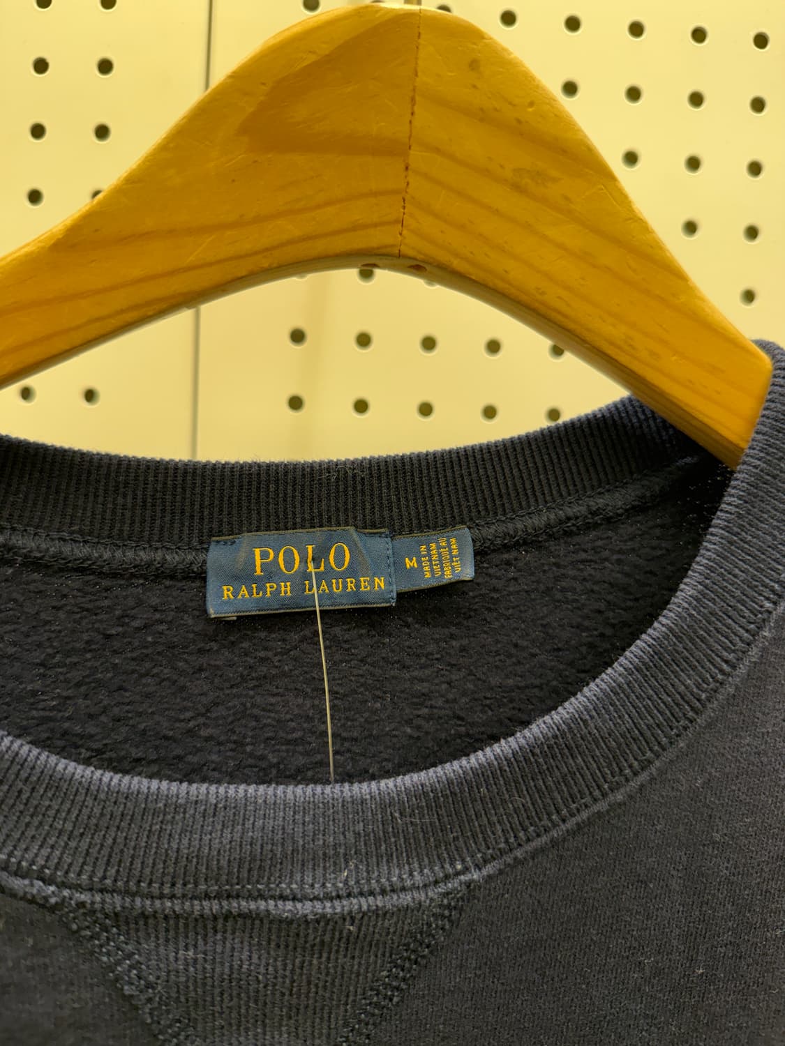 폴로 랄프로렌 R로고 네이비 맨투맨 U1198 상품이미지5