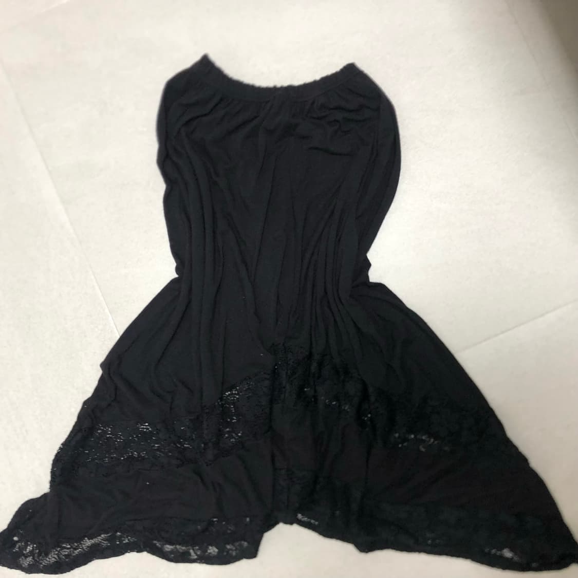 아베크롬비 레이스 언발 레이어드 스커트 상품이미지1