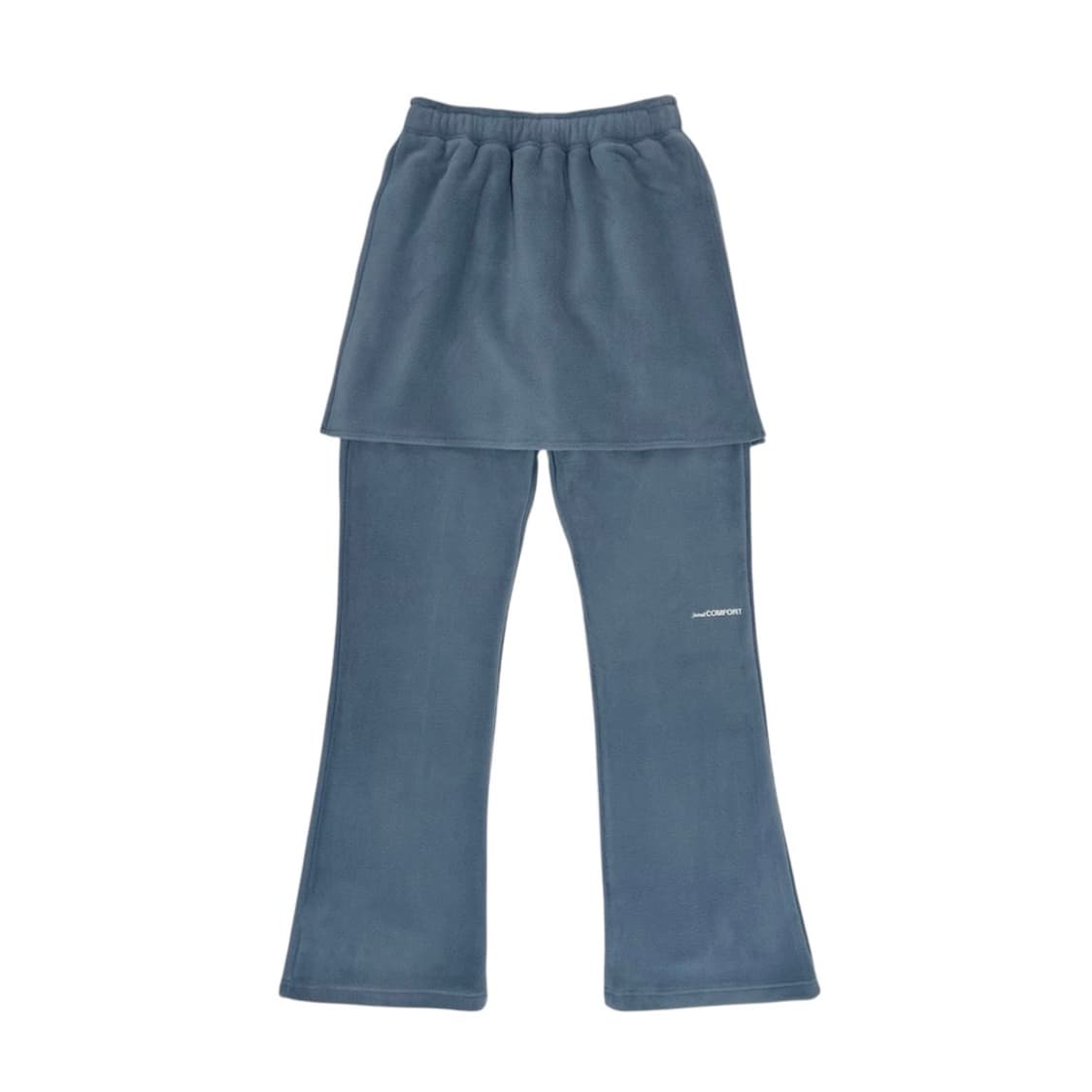 지초이 컴포트 24-006 플리스 레이어드 팬츠 40com 쿨 그레이 상품이미지1