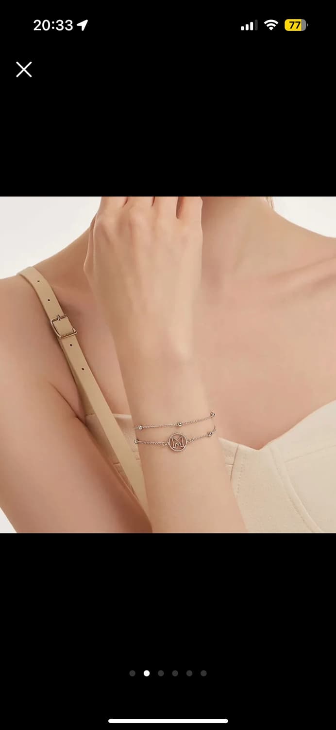 메트로시티 튜보라레 화이트 브레이슬릿 실버 팔찌 상품이미지2