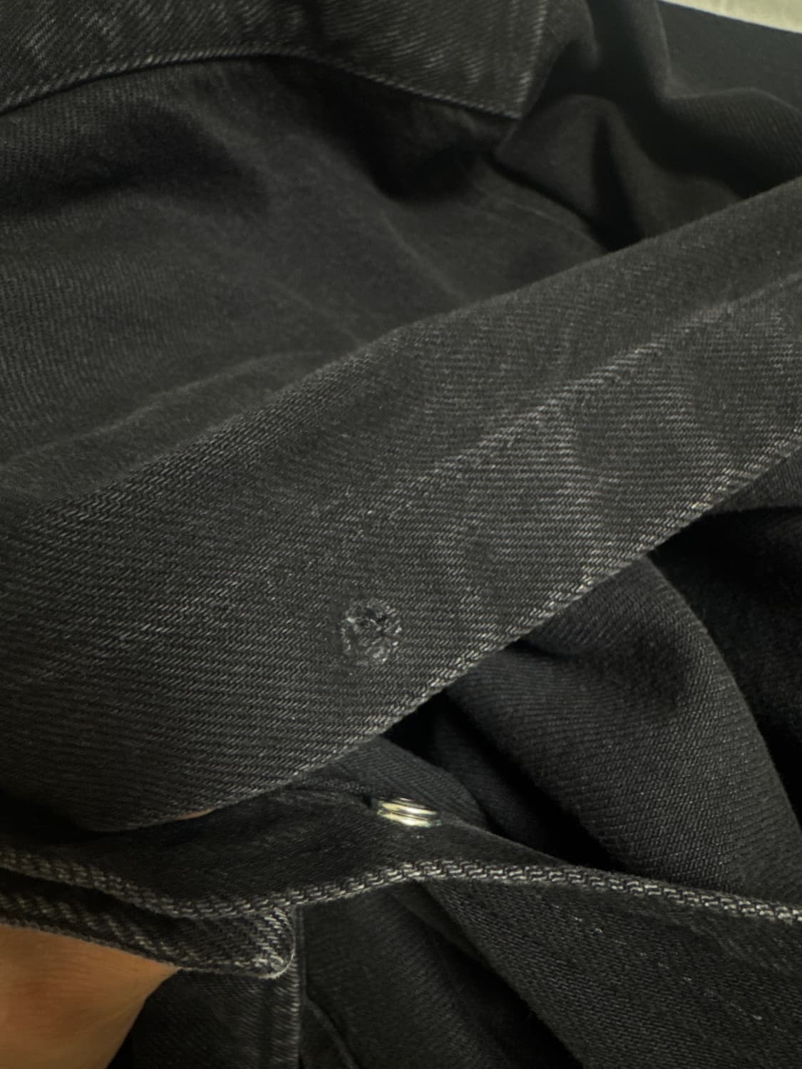 [38] 17SS 발렌시아가 핀치 흑청 데님 상품이미지7