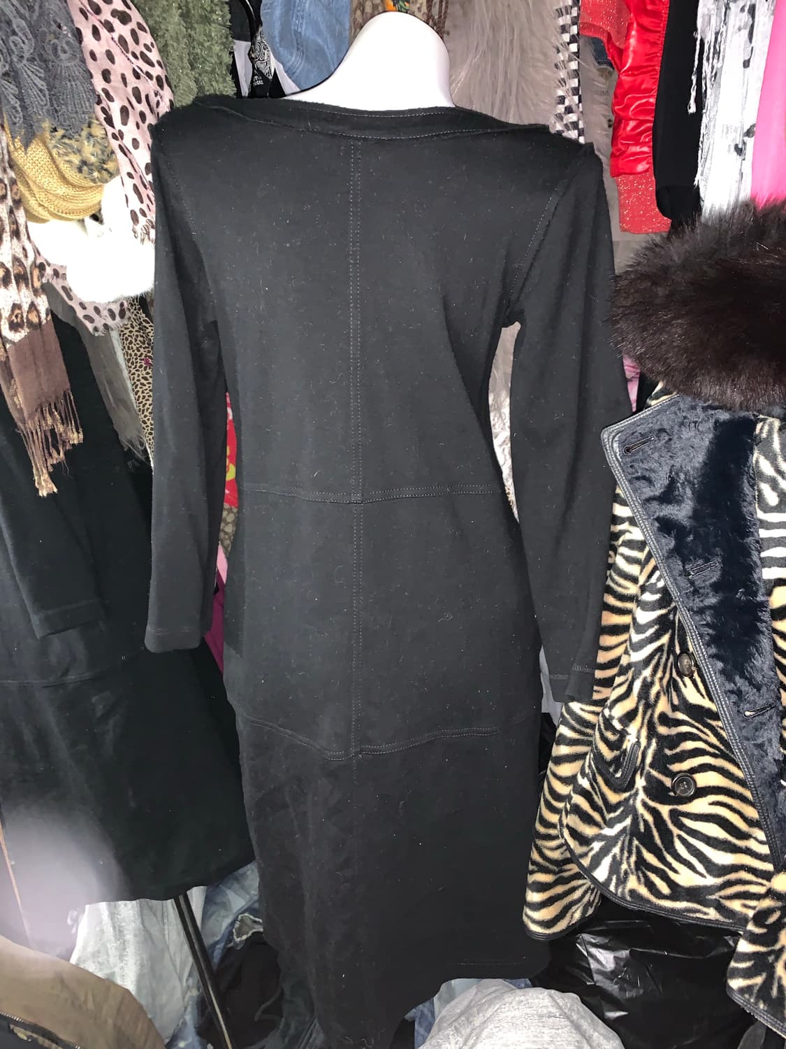 블랙 모리y2k 버튼 원피스 상품이미지3