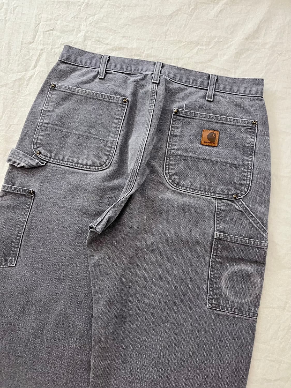 빈티지 칼하트 더블니 팬츠 GVL 덕 캔버스 카펜터 워크 팬츠 상품이미지5