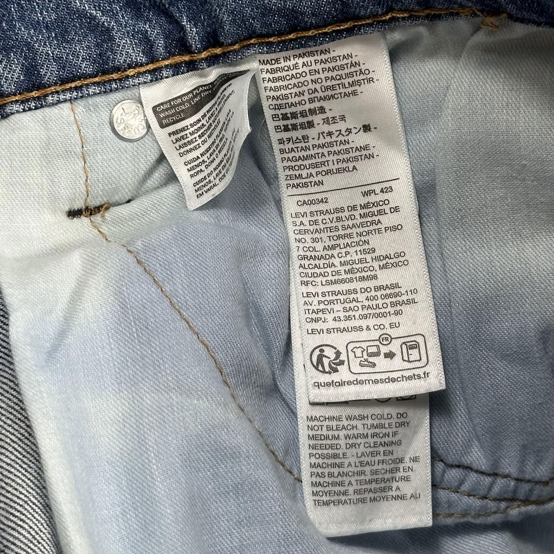 리바이스 502 오리지널 데님팬츠 (34인치) 상품이미지5