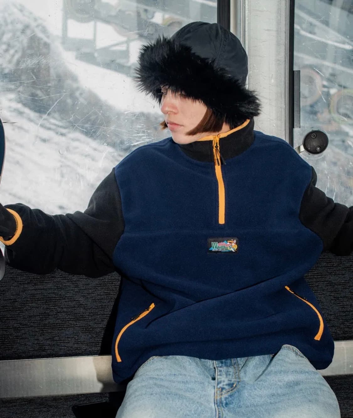 위캔더스 KELLOGGS FLEECE HALF ZIP (NAVY) 상품이미지7