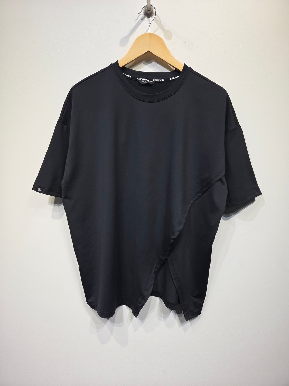 XEXYMIX 젝시믹스 언발란스 슬릿 오버핏 반팔 상품이미지2