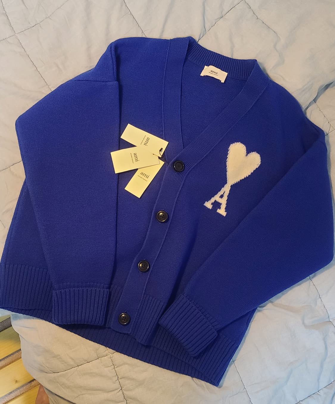 [M] 아미 인타르시아 가디건 로얄 블루 상품이미지1