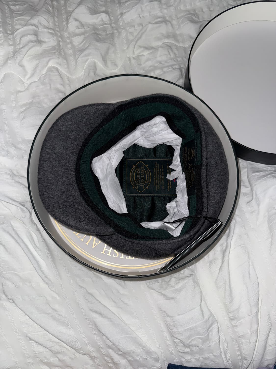 새제품) 락피쉬웨더웨어 울 헌팅캡 WOOL CASQUETTE 상품이미지2
