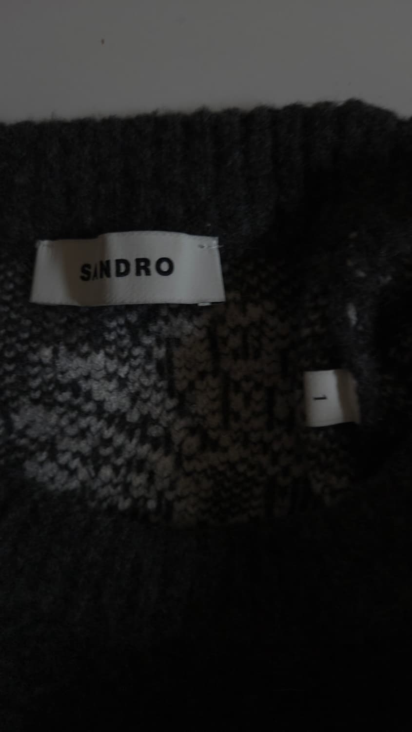 산드로 데이지 크롭 울 니트 1 사이즈 상품이미지8