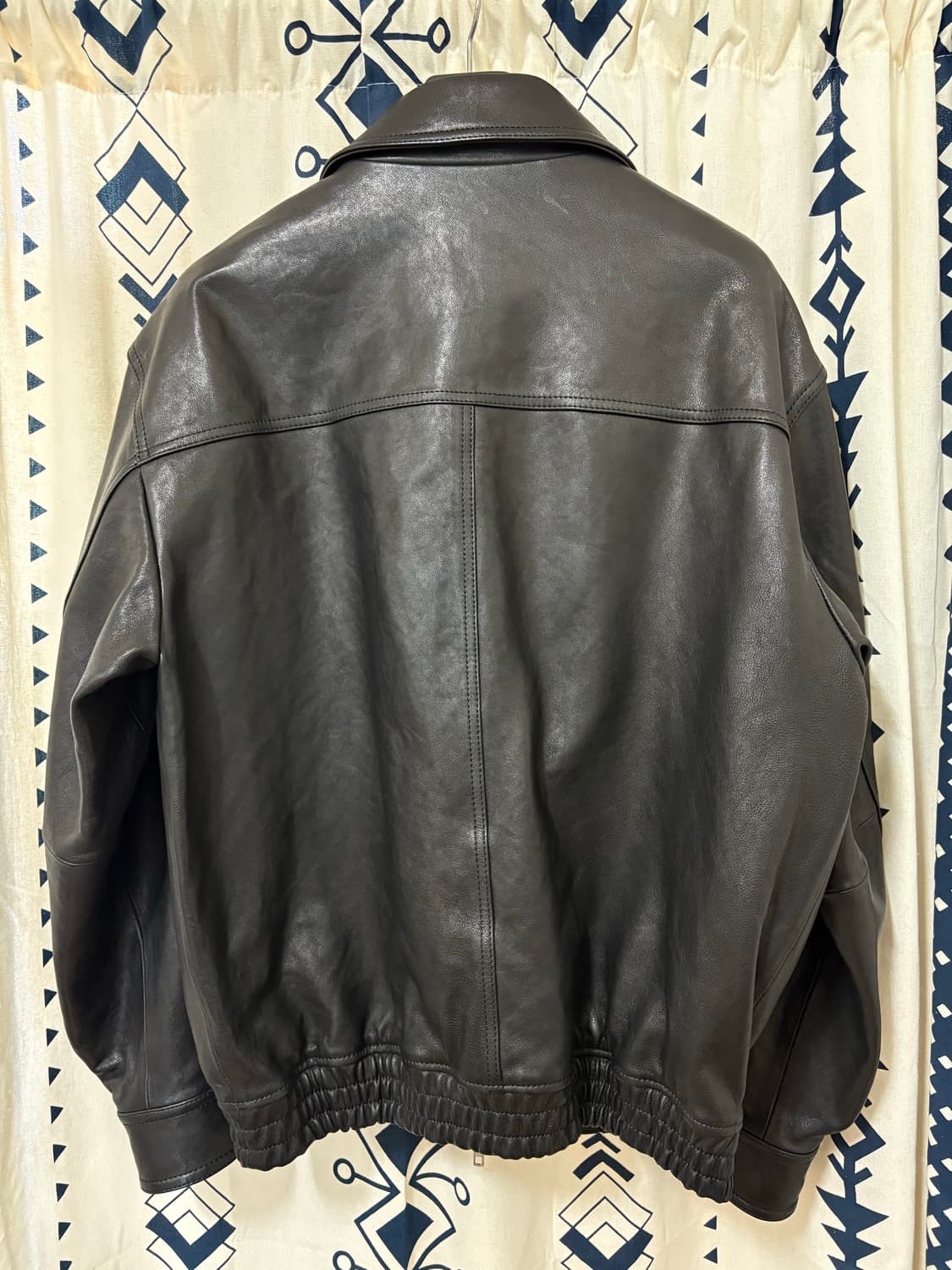 던스트 / 유니섹스 이탈리안 램스킨 레더 블루종 상품이미지5