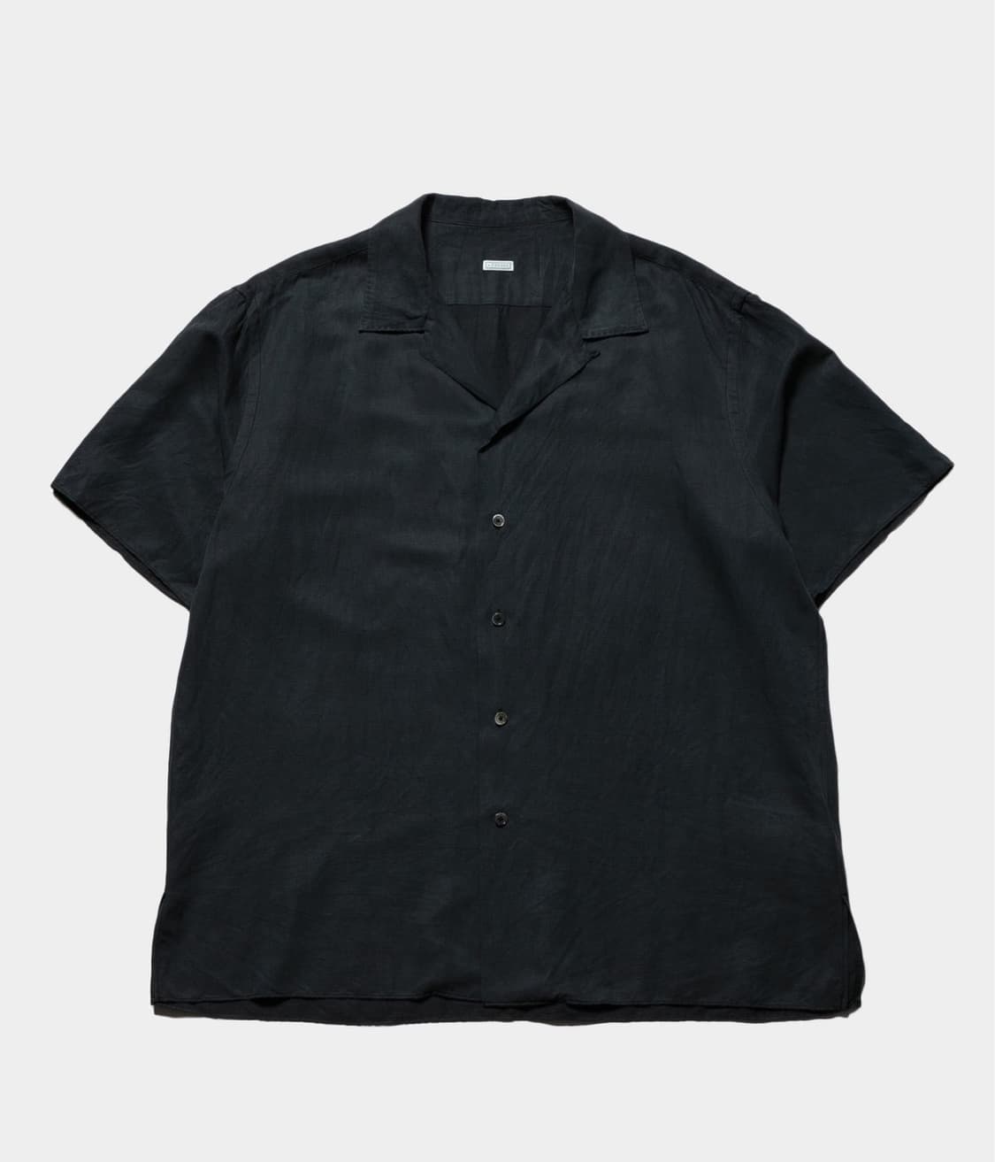 아프레쎄 실크 린넨 오픈 카라 셔츠 상품이미지3