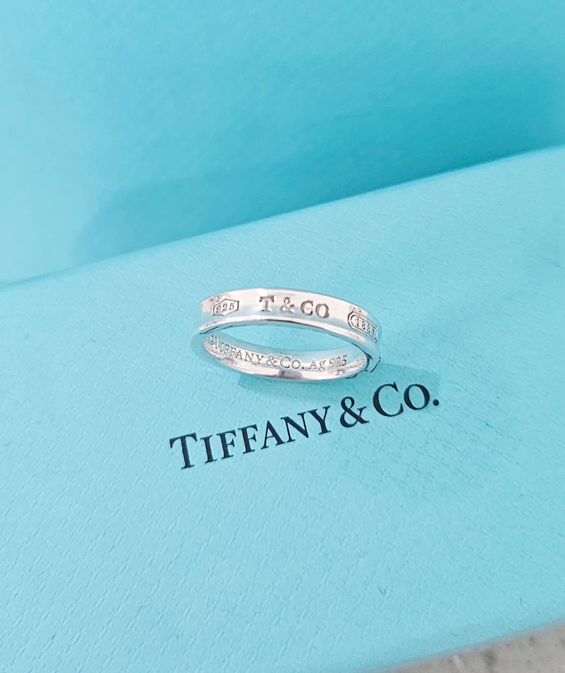 티파니앤코 1837네로우 실버 반지 [us7호/국내14호][정품] 상품이미지1