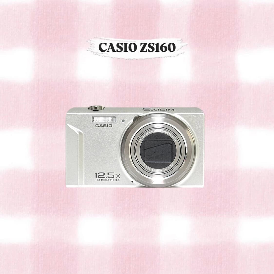 카시오 엑슬림 ZS160 실버 빈티지디카 상품이미지1