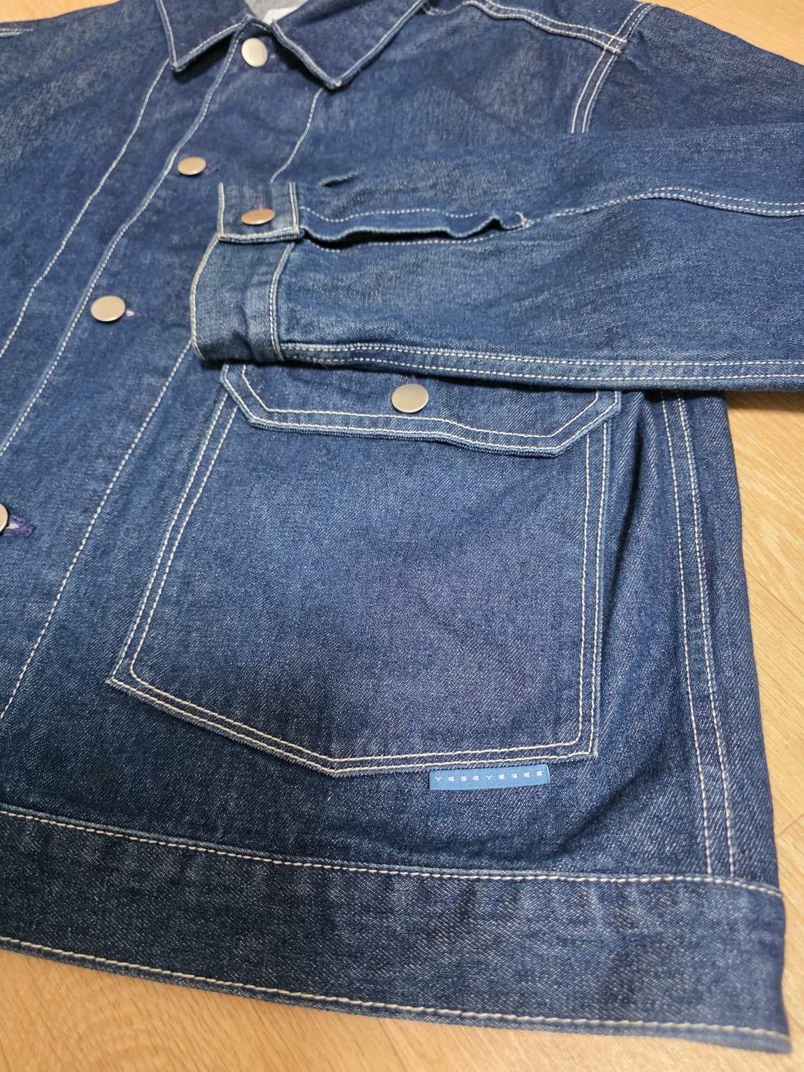 예스아이씨 데님 블루종 자켓 M 상품이미지6